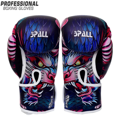 Boxing Gloves Multi For Hand Protection Fighting Muay Thai MMA Martial Arts Fitness Workout Kick Boxing Sparring Training For Men And Women(SI-1417) | Ideal for All Surfaces, Kids & Adults | Match-Ready