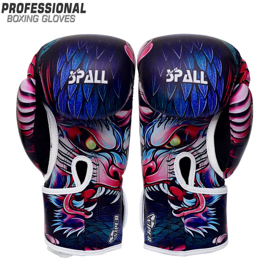 Boxing Gloves Multi For Hand Protection Fighting Muay Thai MMA Martial Arts Fitness Workout Kick Boxing Sparring Training For Men And Women(SI-1417) | Ideal for All Surfaces, Kids & Adults | Match-Ready