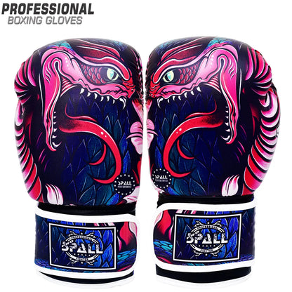 Boxing Gloves Multi For Hand Protection Fighting Muay Thai MMA Martial Arts Fitness Workout Kick Boxing Sparring Training For Men And Women(SI-1417) | Ideal for All Surfaces, Kids & Adults | Match-Ready