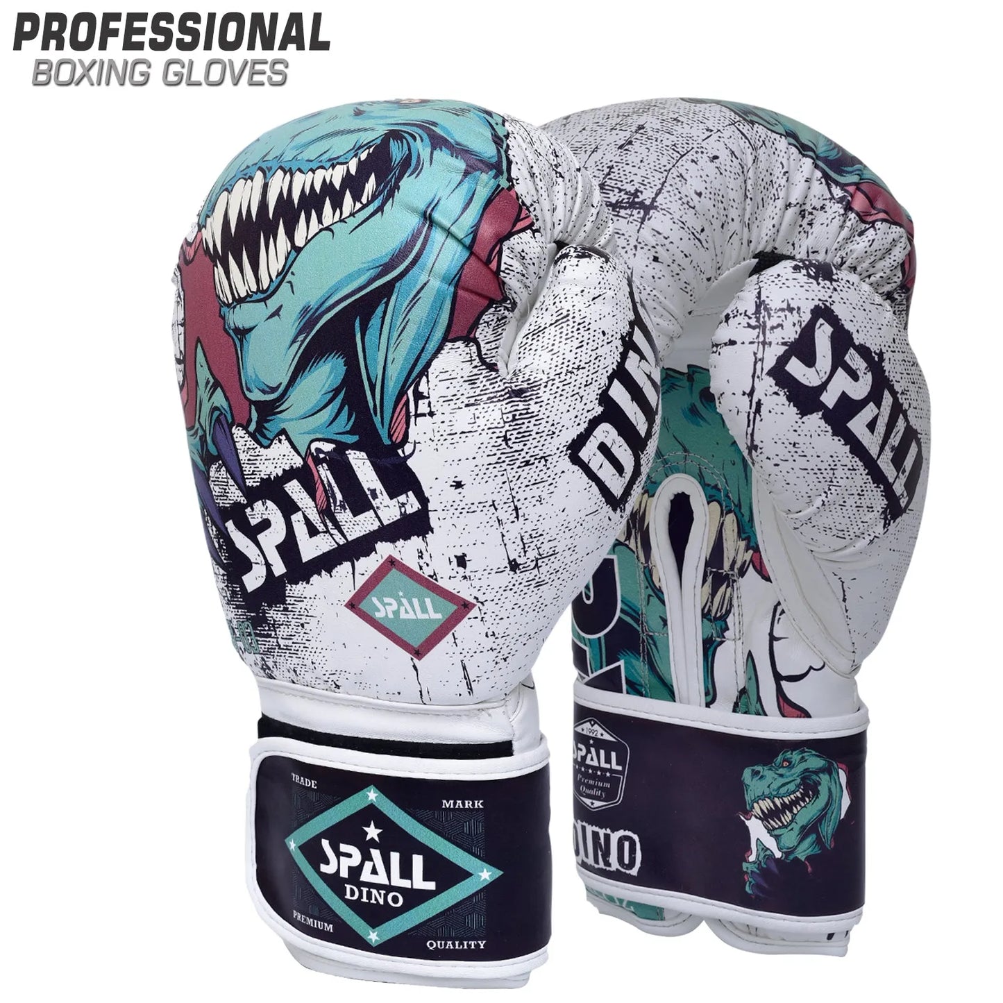 boxing gloves 6oz to 14oz black white blue for boxing muay thai kickboxing fighting heavy duty punch bag wrist protection for training sparring men and women(si-1413) | ideal for all surfaces