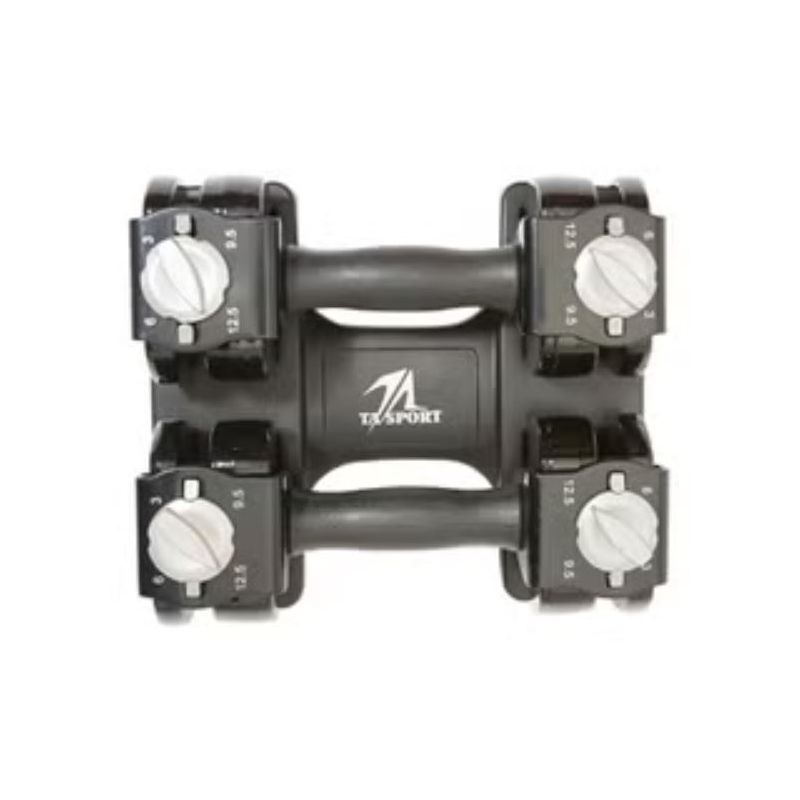 Ta Sports Adjustable Dumbell 12.5X2Pcs Black