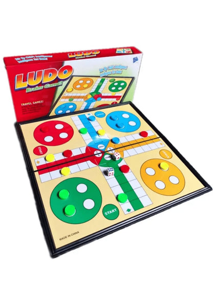 Magnetic Ludo S/M/L Traditional Board Brain Game For Kids & Adults- | Ideal for All Surfaces, Kids & Adults | Match-Ready | Includes Pump & Needle | Durable & Long-Lasting Performance