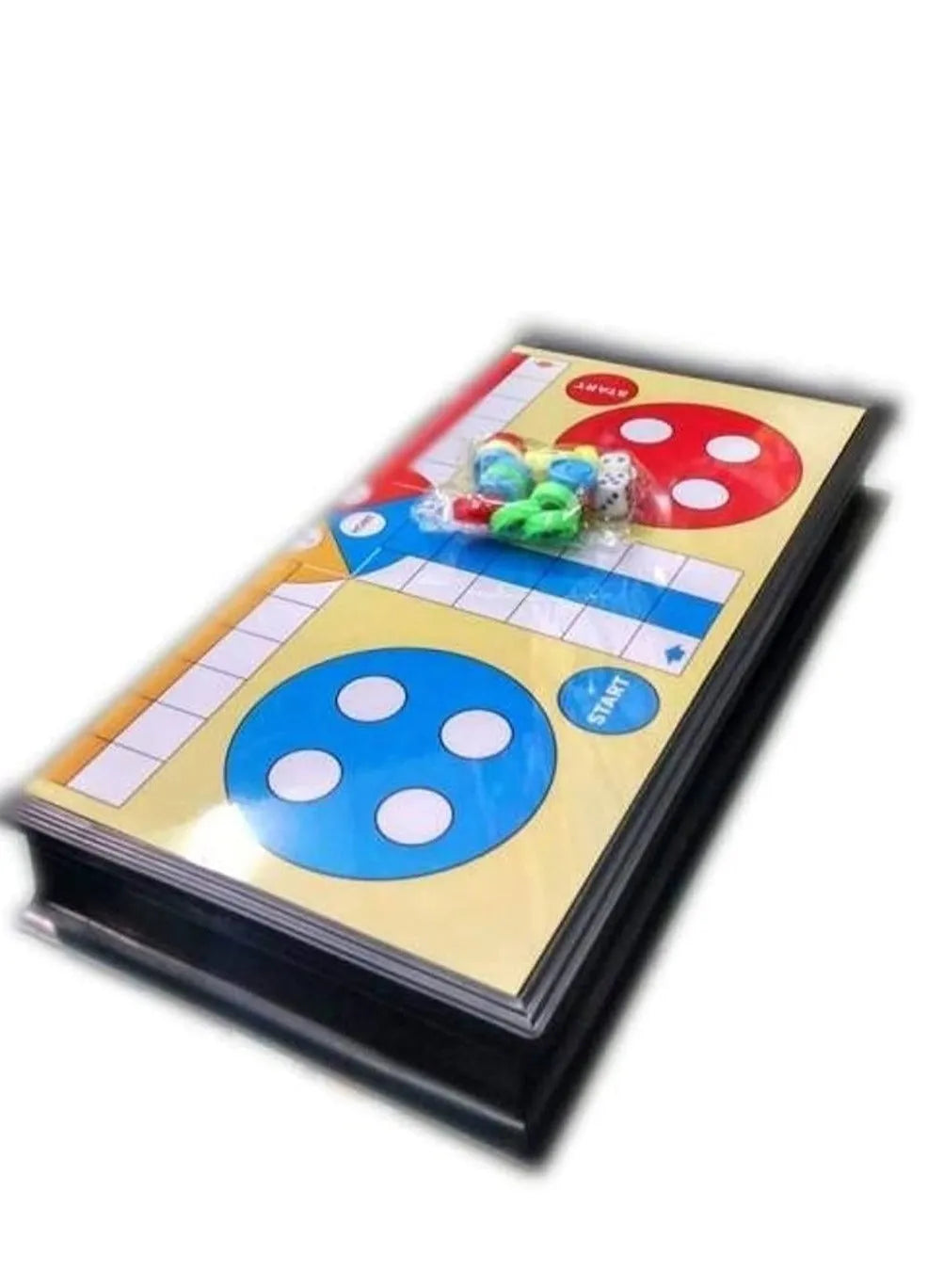 magnetic ludo s/m/l traditional board brain game for kids & adults- | ideal for all surfaces, kids & adults | match-ready | includes pump & needle | durable & long-lasting performance