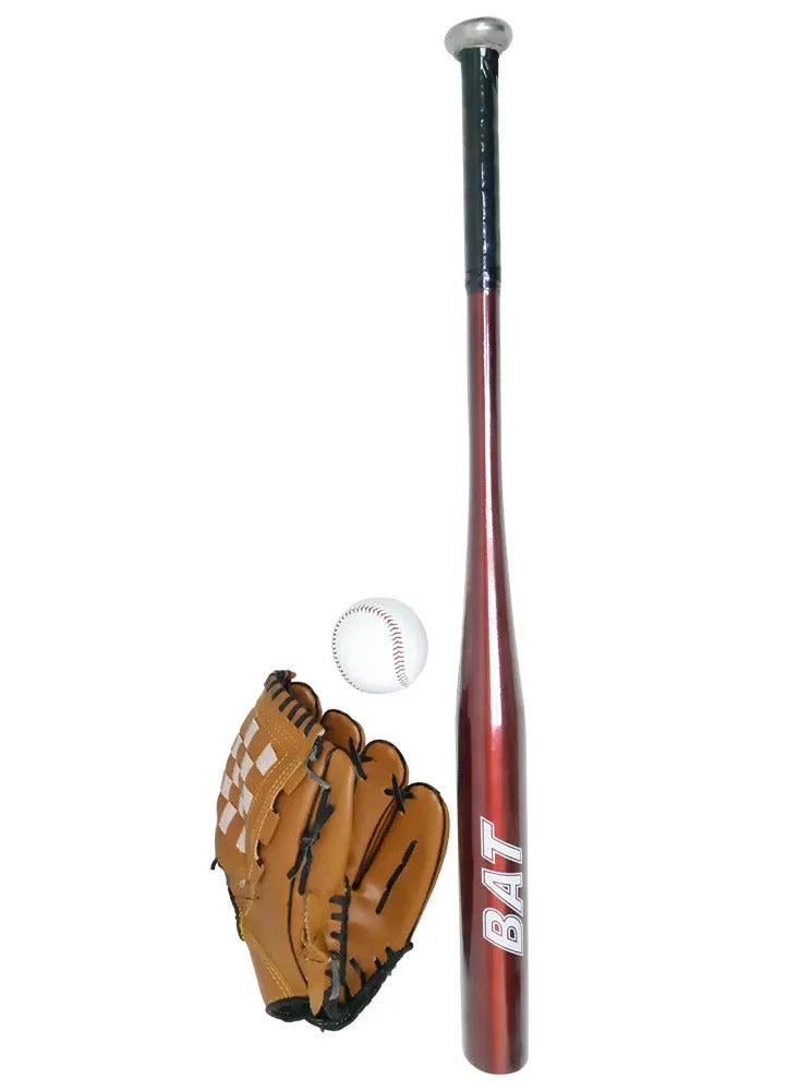 baseball bat and gloves teens baseball set with ball carry bag aluminum alloy safe and durable ideal gift choice for all player 2544 | ideal for all surfaces, kids & adults | match-ready