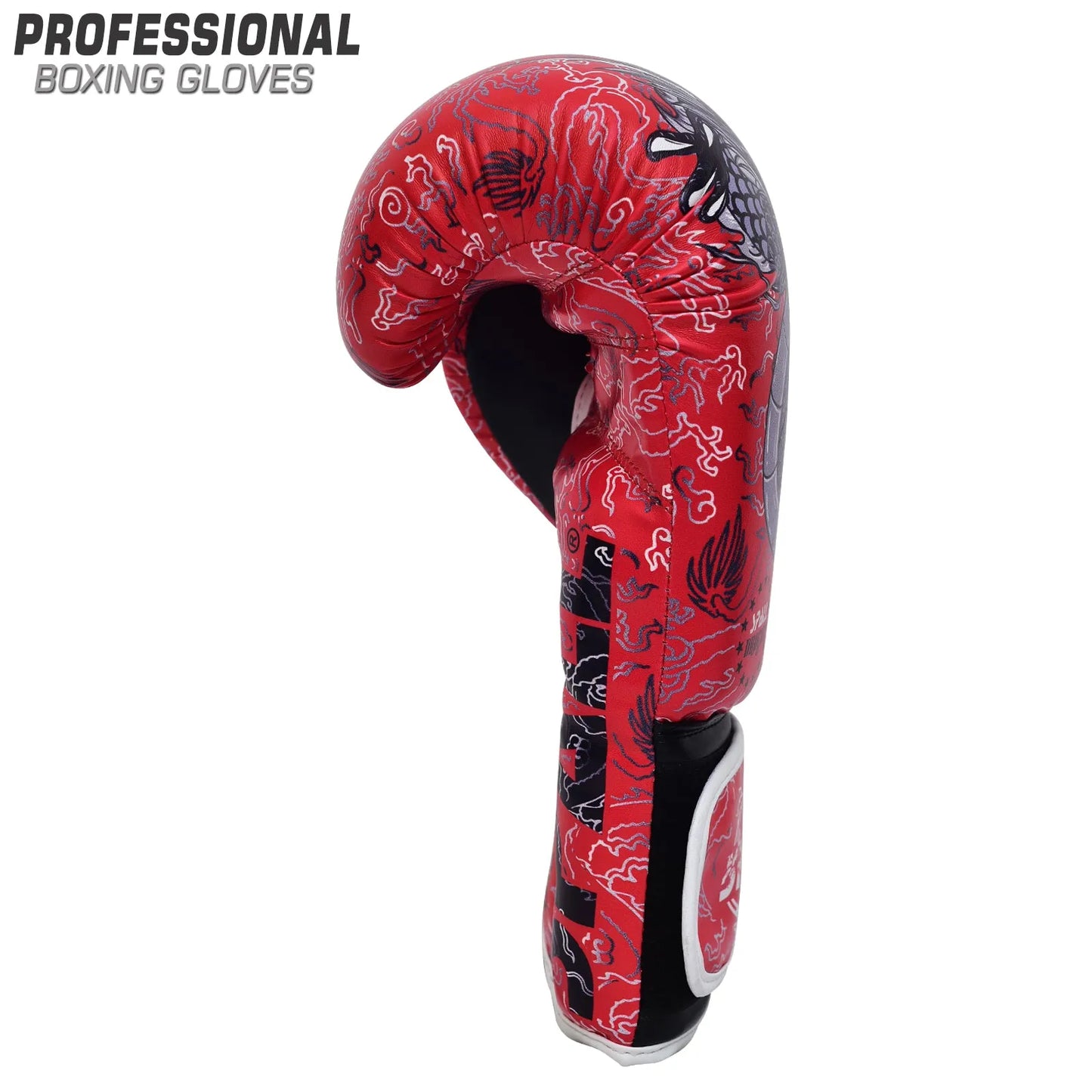 boxing gloves 8oz to 14oz black red blue for muay thai sparring kickboxing fitness punching bag fighting martial arts workout training ideal for gents & ladies by spall(si-1418) | ideal for all surface