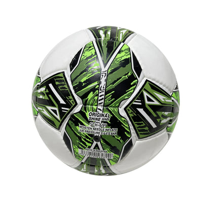 Football Soccer Balls Size 5 Crystal Shine Best For Indoor/Outdoor Matches Water Proof Ball For Professional Training And Match Men And Women(SCH-699) | Ideal for All Surfaces, Kids & Adults | Match-Ready