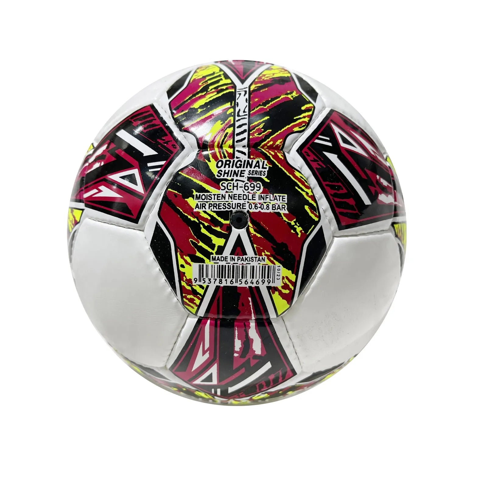Football Soccer Balls Size 5 Crystal Shine Best For Indoor/Outdoor Matches Water Proof Ball For Professional Training And Match Men And Women(SCH-699) | Ideal for All Surfaces, Kids & Adults | Match-Ready