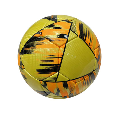 Football Soccer Balls Size 5 Crystal Shine Best For Indoor/Outdoor Matches Water Proof Ball For Professional Training And Match Men And Women(CR-6633) | Ideal for All Surfaces, Kids & Adults | Match-Ready