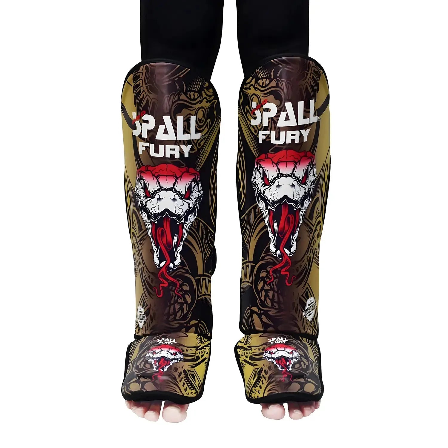 Shin In Step Guard S M L XL Gold Green Grey For Durable Professional MMA Equipment Kickboxing Martial Arts Sparring Practice And Training Perfect For Men And Women(SI-1358) | Ideal for All Surfaces