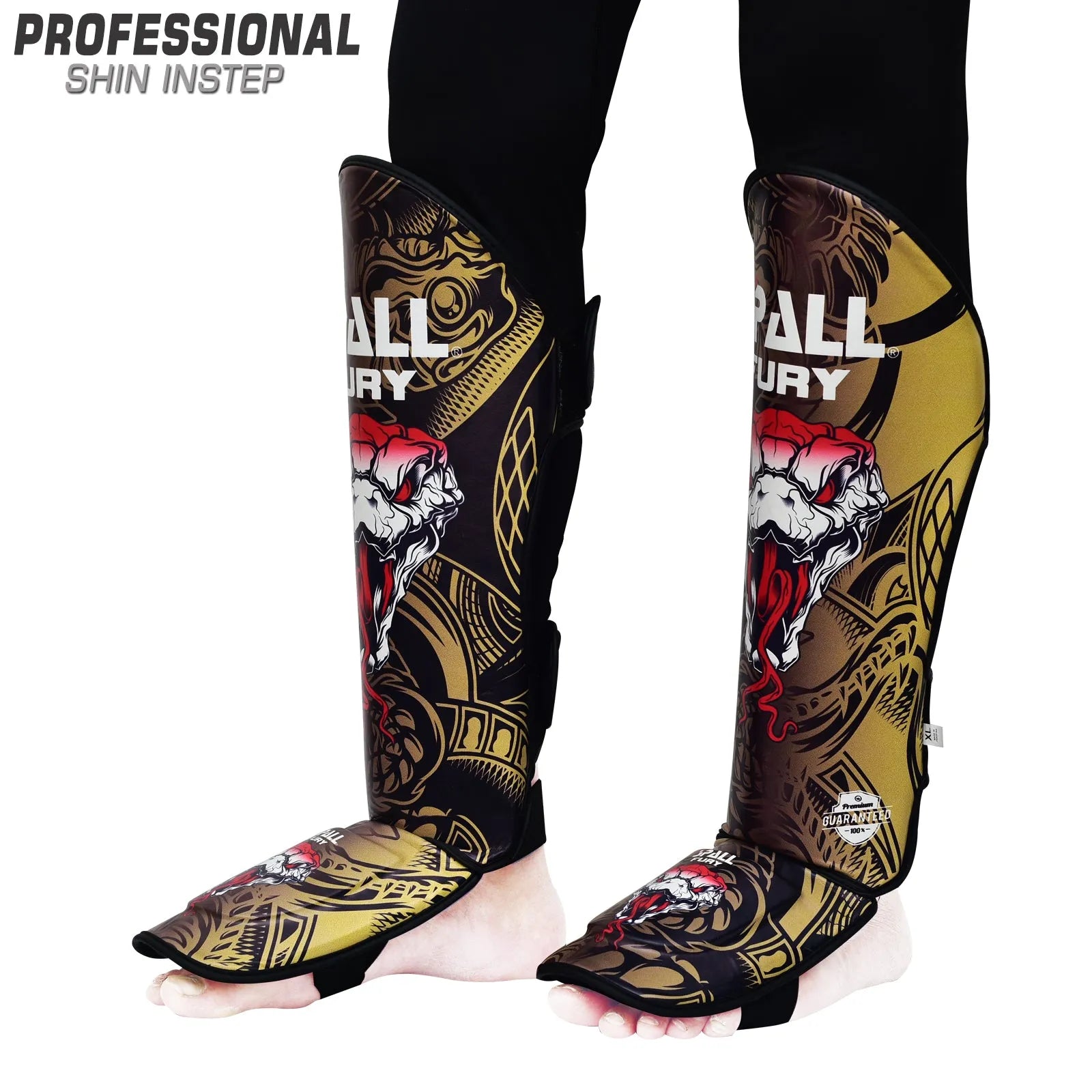Shin Instep Guards For Durable Professional MMA Equipment Kickboxing Muay Thai Martial Arts Sparring Practice And Training Perfect For Men Women | Ideal for All Surfaces, Kids & Adults | Match-Ready