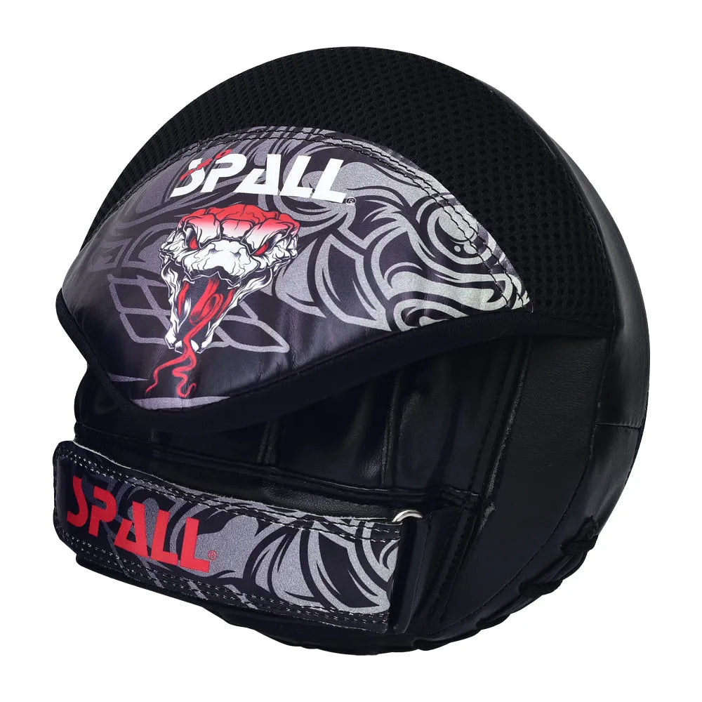 punching mitts boxing pads hand target adjustable strap ventilated punching hand target strike shield for coaching in boxing mma kickboxing and martial arts for men women | ideal for all surfaces