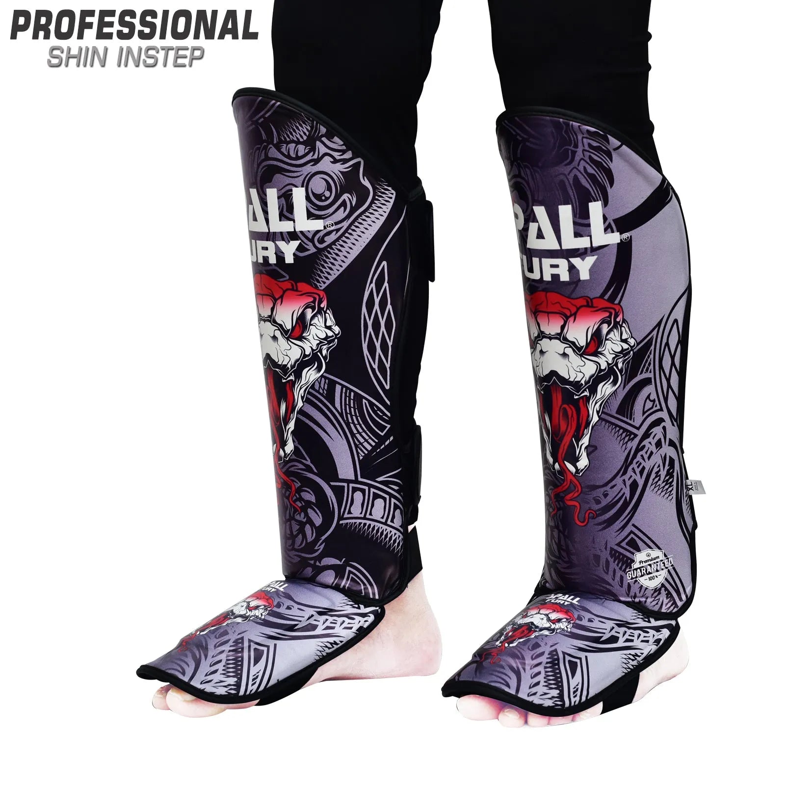 Shin Instep Guards For Durable Professional MMA Equipment Kickboxing Muay Thai Martial Arts Sparring Practice And Training Perfect For Men Women | Ideal for All Surfaces, Kids & Adults | Match-Ready