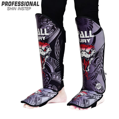 Shin Instep Guards For Durable Professional MMA Equipment Kickboxing Muay Thai Martial Arts Sparring Practice And Training Perfect For Men Women | Ideal for All Surfaces, Kids & Adults | Match-Ready