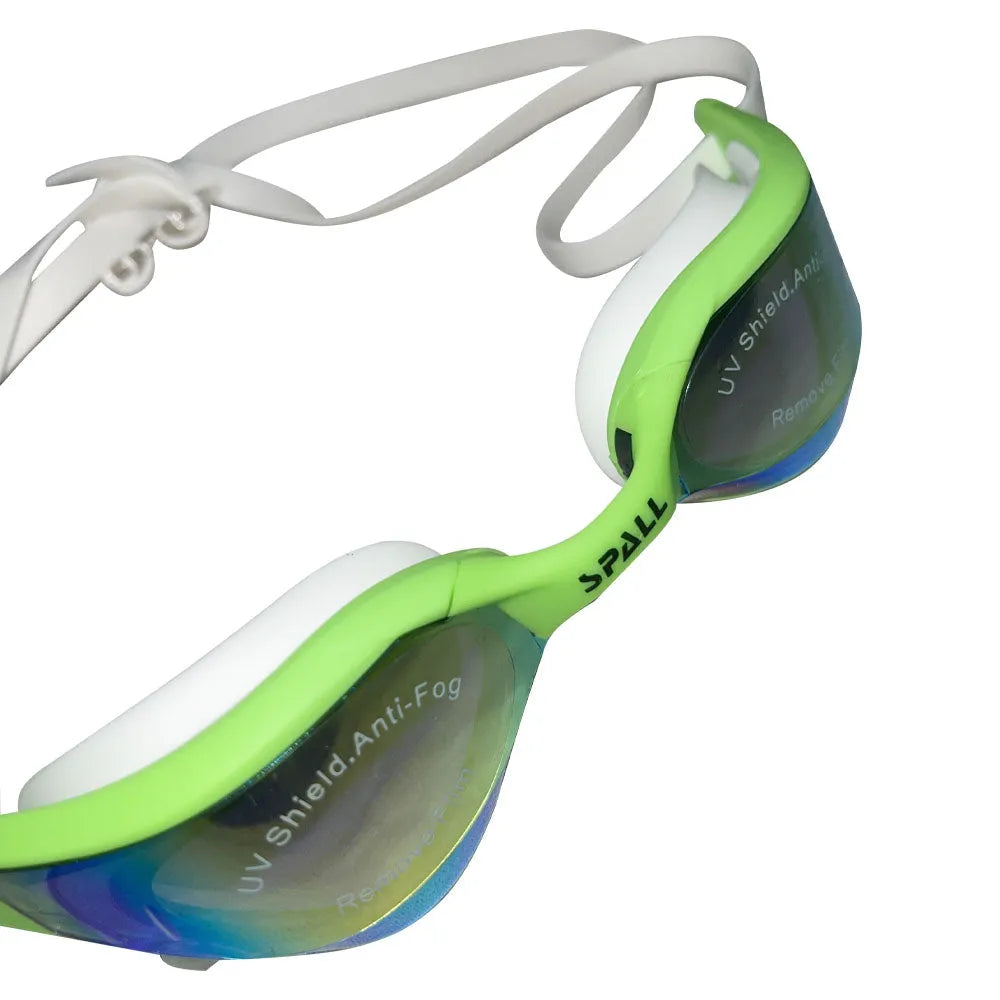 spall swimming goggles uv protection anti fog swimming glasses adjustable leak proof swimming goggles for women men youth and adult | ideal for all surfaces, kids & adults | match-ready