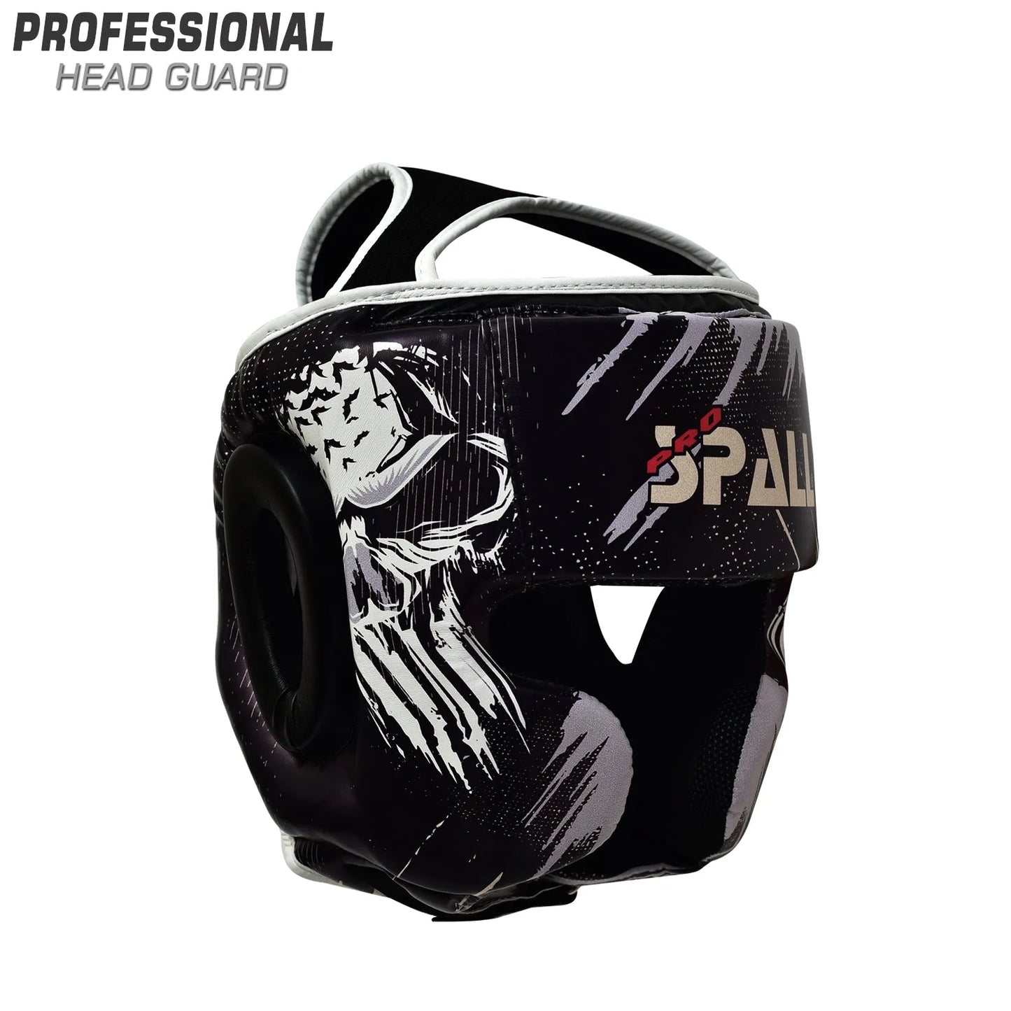 boxing head guard s m l xl blue red black for mma muay thai taekwondo fighting kickboxing karate bjj wrestling martial arts sparring training perfect for men and women by spall(si-1374)