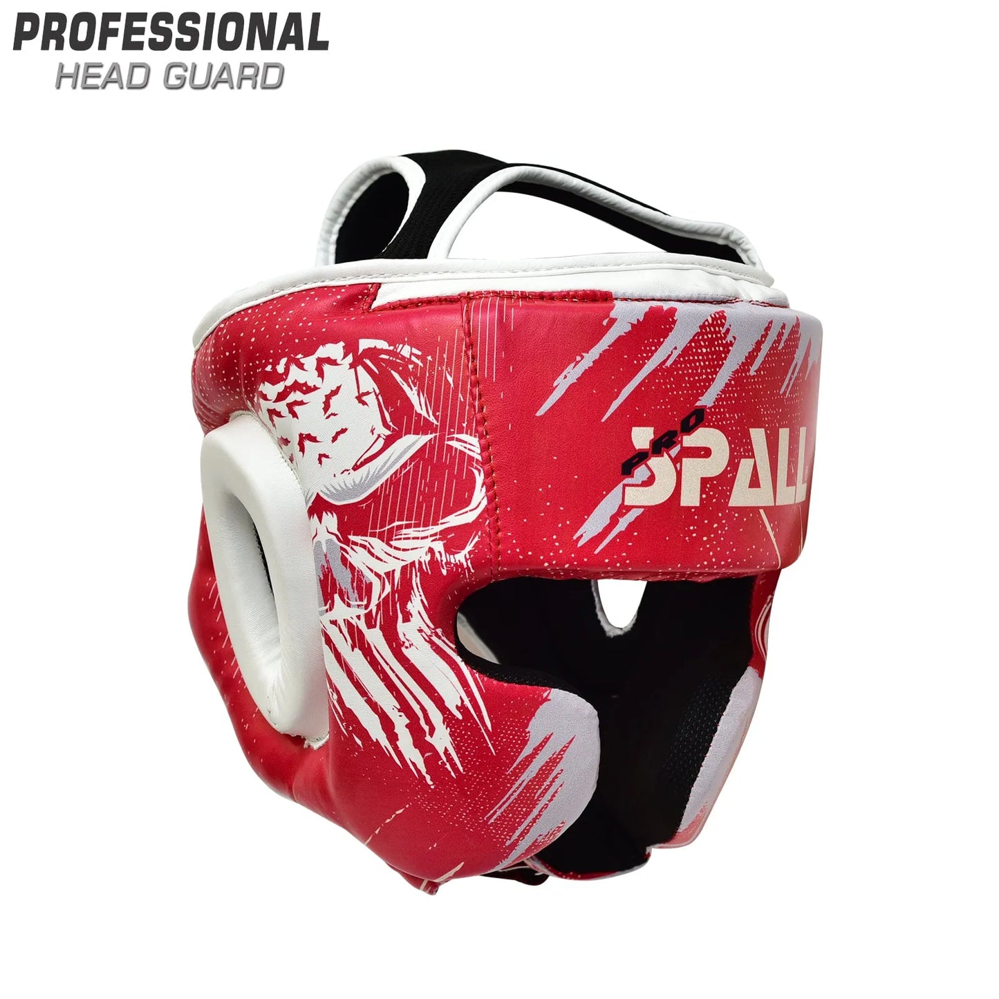 boxing head guard s m l xl blue red black for mma muay thai taekwondo fighting kickboxing karate bjj wrestling martial arts sparring training perfect for men and women by spall(si-1374)