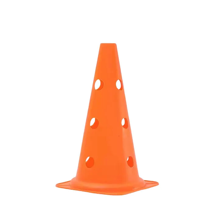 Speed Agility Training Cones with Hole Set  2 Height Levels | Ideal for All Surfaces, Kids & Adults | Match-Ready | Includes Pump & Needle | Durable & Long-Lasting Performance
