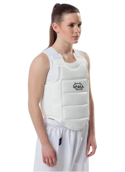 boxing chest guard body protector gear ideal for martial arts muay thai taekwondo kickboxing gym academy school perfect for women | ideal for all surfaces, kids & adults | match-ready | includes pump & needles