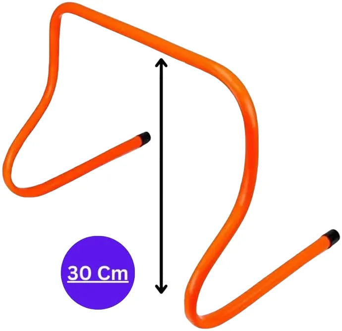 agility hurdles for speed training athletes 15cm to 50cm pack speed and agility training equipment for soccer basketball football | ideal for all surfaces, kids & adults | match-ready