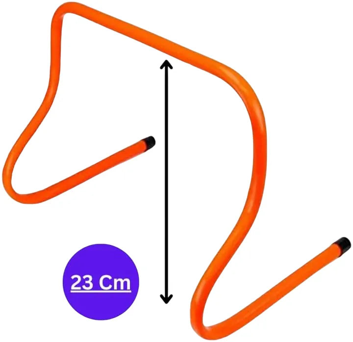 agility hurdles for speed training athletes 15cm to 50cm pack speed and agility training equipment for soccer basketball football | ideal for all surfaces, kids & adults | match-ready