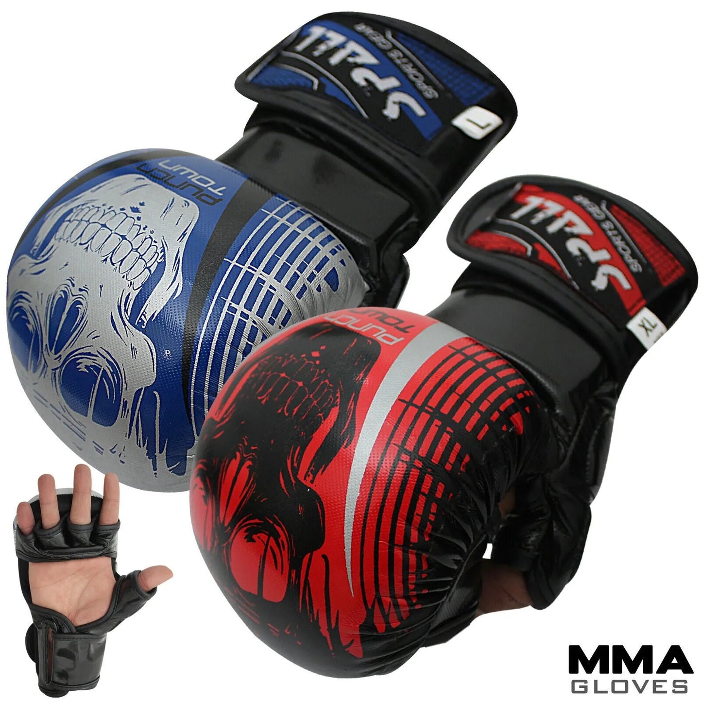 mma gloves grappling training kickboxing fight (si-1198) | ideal for all surfaces, kids & adults | match-ready | includes pump & needle | durable & long-lasting performance