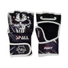 MMA Gloves Artificial Leather Half-Finger Red Black Blue Men &
