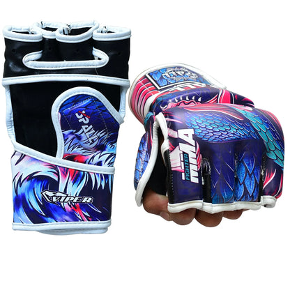 MMA Gloves Half Finger Grappling Gloves With Open Palms Punching Bag For Muay Thai Kickboxing Sparring Sanda Sparring Punching Bag Training And Combat(SI-2203) | Ideal for All Surfaces, Kids & Adults