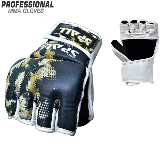 MMA Gloves Soft Padded For kickboxing Muay Thai Boxing Cage Fighting Punching Wrestling Sparring Sports Training Perfect For Men And Women(SI-2202) | Ideal for All Surfaces, Kids & Adults | Match-Ready