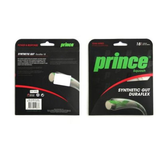 Prince Squash String Synthetic Gut With Duraflex 18G