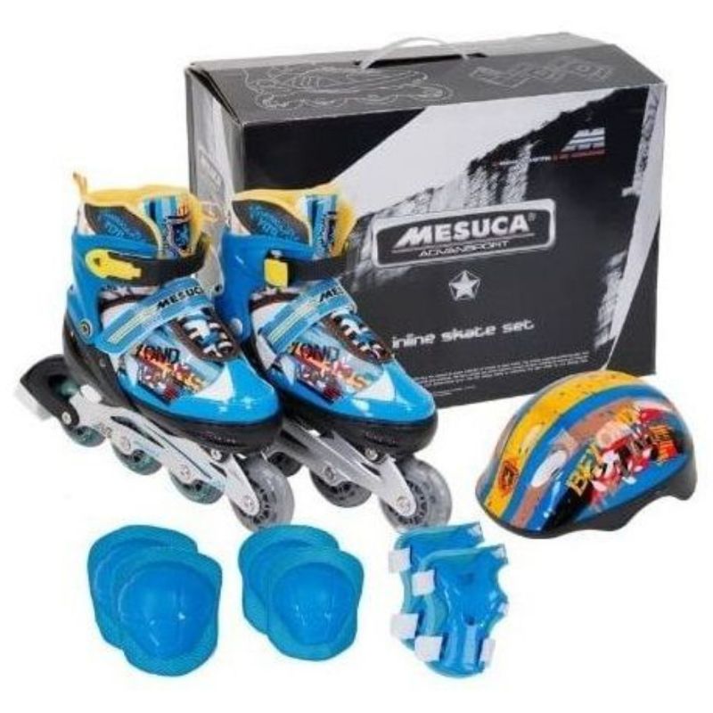 Mesuca Inline Roller Skates - Adjustable Size - Model Mcb21031 - Aluminium Material - Pink Color
