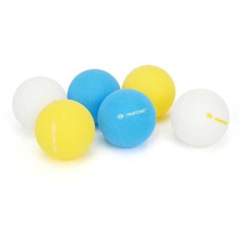 Pantone Pantone Table Tennis Ball Set 6Pcs Mix Color Spk1102