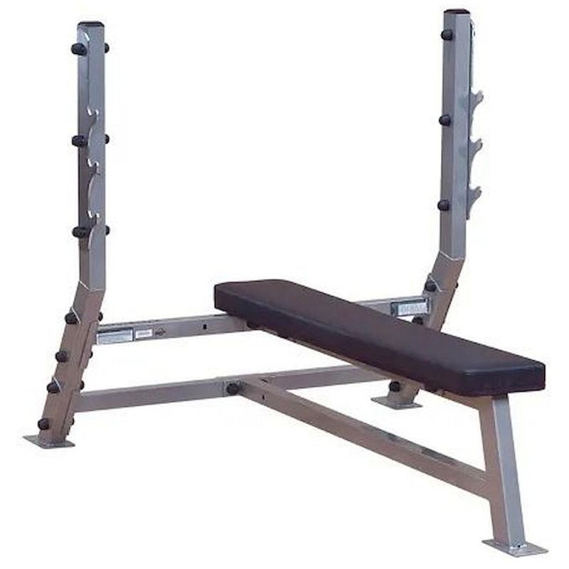 Body Solid Fixed Flat Bench - Upright Set