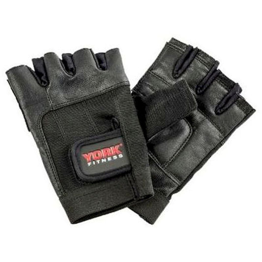 Leather Weight Lifting Gloves Mcm (Brand : York Fitness)