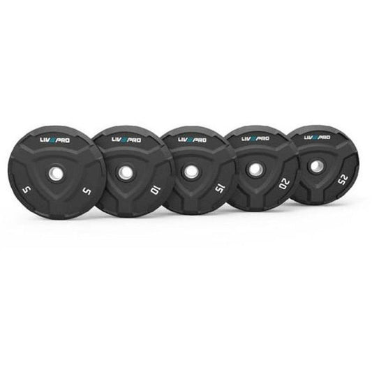 Rubber Bumper Plate 5Kg Blck Lp8022 - 05 (Brand : Liveup)