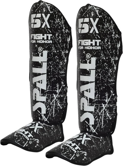 Shin In Step Guards S M L XL White Black Green Blue Red F.Green Orange For Martial Arts Muay Thai Sparring Kickboxing Taekwondo Karate And Boxing Gear(SI-1380) | Ideal for All Surfaces, Kids & Adults