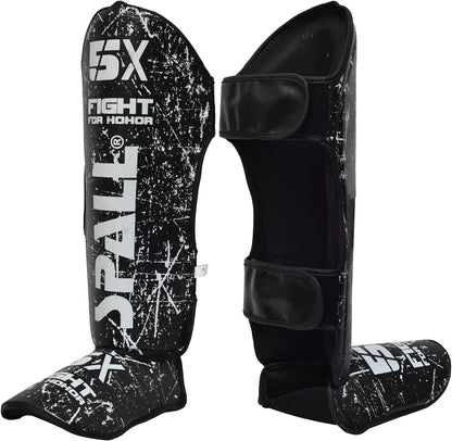 Shin In Step Guards S M L XL White Black Green Blue Red F.Green Orange For Martial Arts Muay Thai Sparring Kickboxing Taekwondo Karate And Boxing Gear(SI-1380) | Ideal for All Surfaces, Kids & Adults