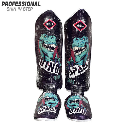 Shin Instep Guard Protective Leg For Boxing Muay Thai Sparring Kickboxing MMA BJJ Karate Judo Practice Martial Arts Training Ideal For Men And Women(SI-1356) | Ideal for All Surfaces, Kids & Adults