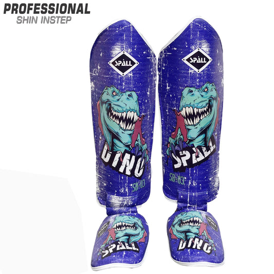 Shin Instep Guard Protective Leg For Boxing Muay Thai Sparring Kickboxing MMA BJJ Karate Judo Practice Martial Arts Training Ideal For Men And Women(SI-1356) | Ideal for All Surfaces, Kids & Adults