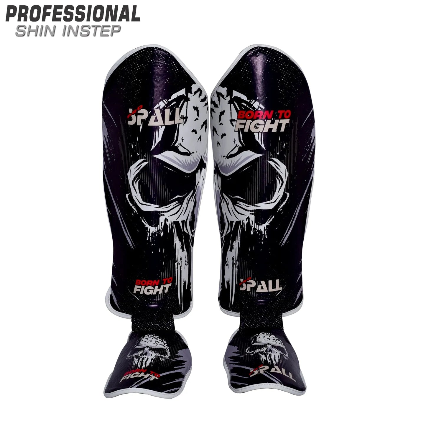 shin instep pads s m l xl black red blue for protective leg bjj karate sparring kickboxing martial arts mma boxing and training equipment gear perfect for men by spall(si-1357) | ideal for all surface