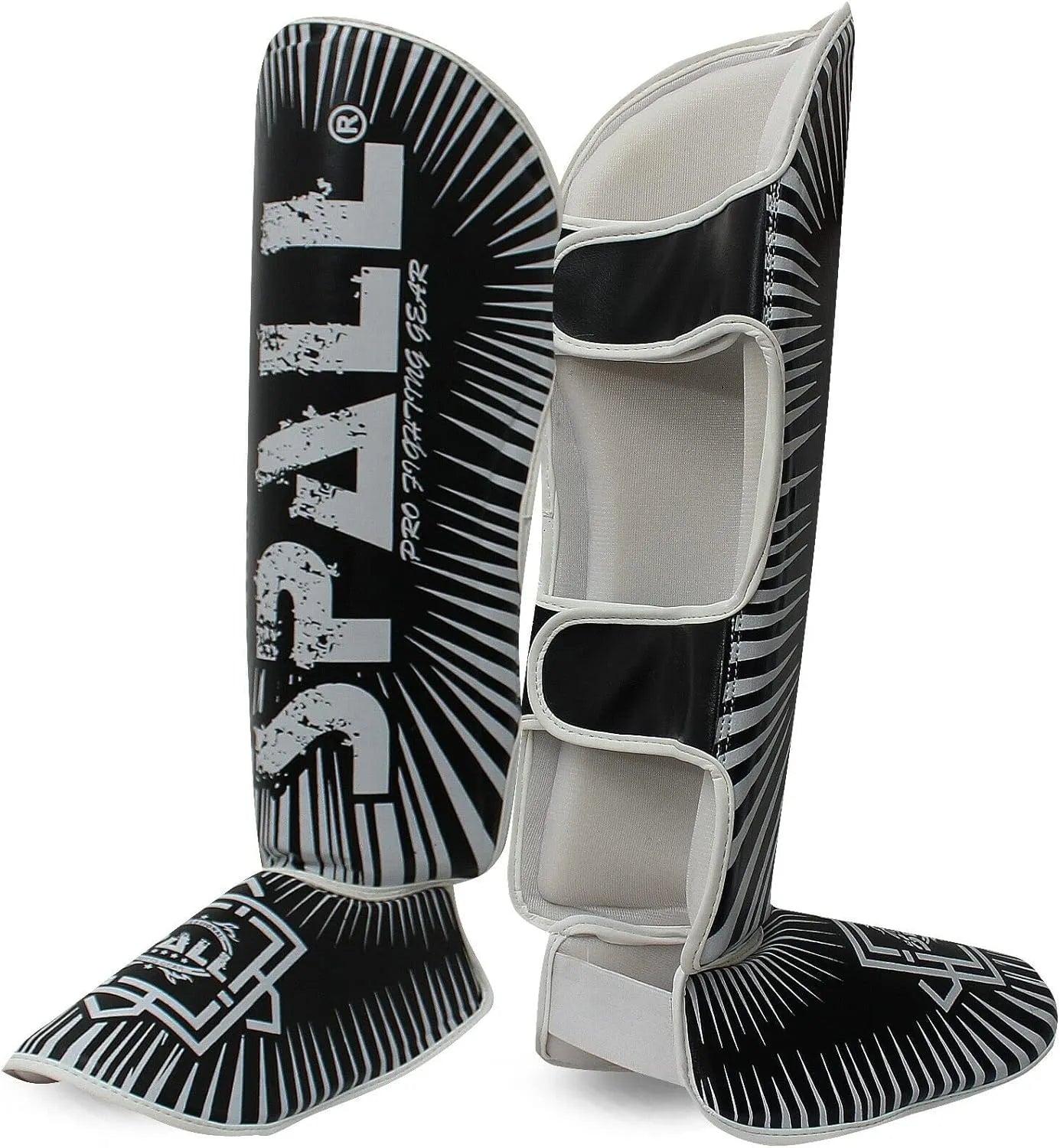 shin in step guard xs s m l xl white red green f.yellow orange black for martial arts sparring kickboxing karate boxing gear and training for men and women(si-1141) | ideal for all surfaces, kids & adults