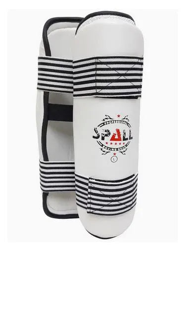 shin guards for taekwondo martial arts mma foot protective gear protector sparring(si-1134) | ideal for all surfaces, kids & adults | match-ready | includes pump & needle | durable & long-lasting performance