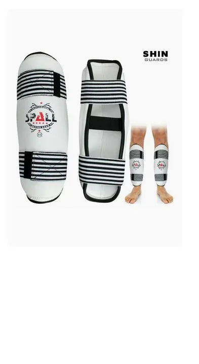 shin guards for taekwondo martial arts mma foot protective gear protector sparring(si-1134) | ideal for all surfaces, kids & adults | match-ready | includes pump & needle | durable & long-lasting performance