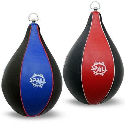 Speed Ball Boxing Leather MMA Muay Thai Training Punching Bag | Ideal for All Surfaces, Kids & Adults | Match-Ready | Includes Pump & Needle | Durable & Long-Lasting Performance