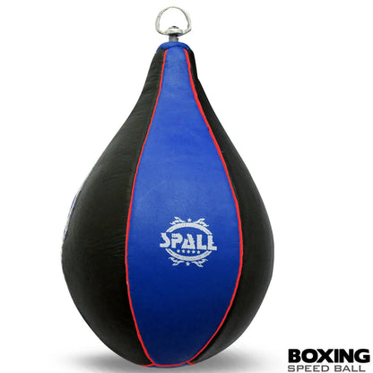 Speed Ball Boxing Leather MMA Muay Thai Training Punching Bag | Ideal for All Surfaces, Kids & Adults | Match-Ready | Includes Pump & Needle | Durable & Long-Lasting Performance
