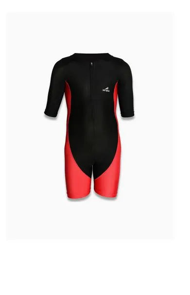 swimming short sleeve front zipper warm shorty diving suite sun protection suitable for wakeboarding diving snorkeling sailing | ideal for all surfaces, kids & adults | match-ready | includes pump & needle