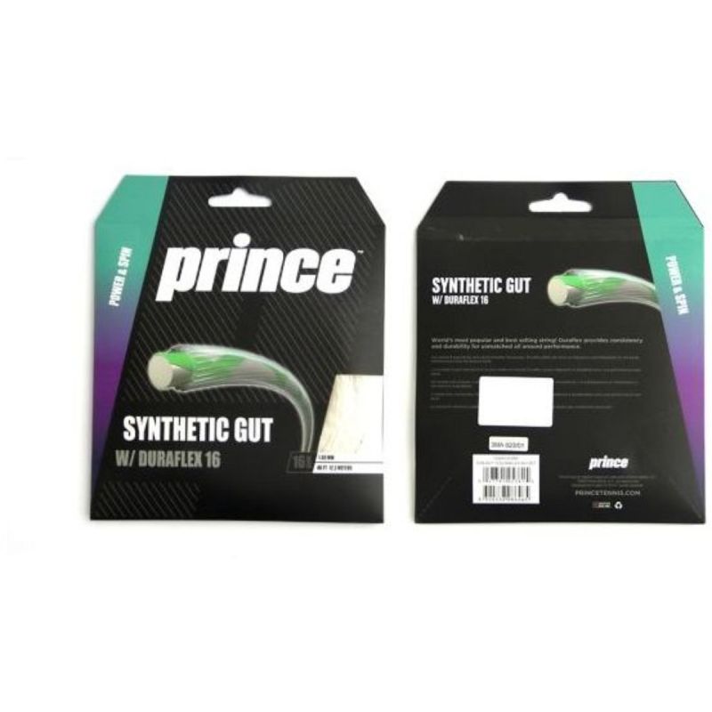 prince tennis string  syn gut w/dura 16