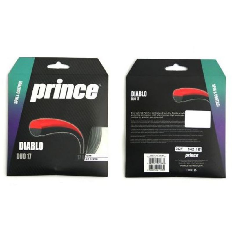 prince tennis string diablo duo 17