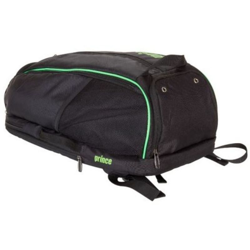 prince tennis backpack - tour dufflepack , black/green