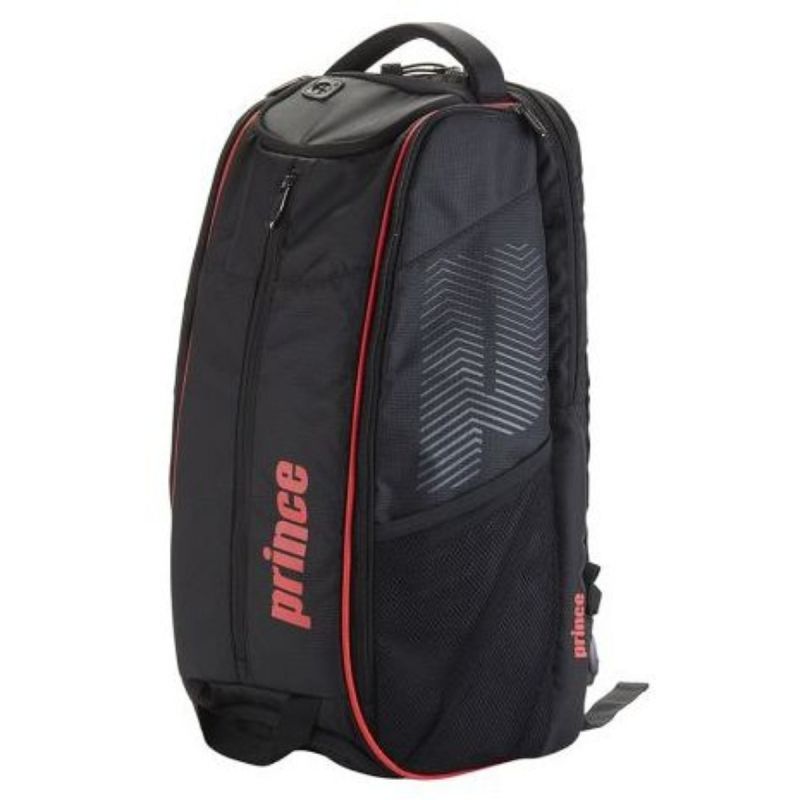 Prince Tennis Backpack - Tour Dufflepack , Black/Red