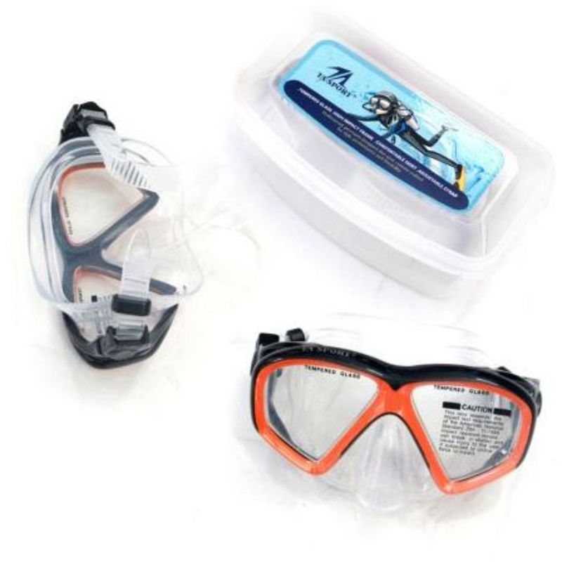 ta sport junior diving mask 23c3279- jcs black/orange 